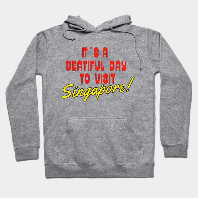 Singapore. Gift ideas for the travel enthusiast. Hoodie by Papilio Art